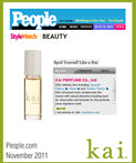 kai fragrance featured in people.com november 2011