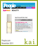 kai fragrance featured in people.com november 2011