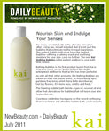 kai featured in daily beauty online summer, 2011