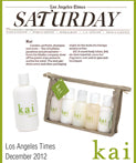 kai featured in los angeles times december, 2012