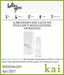 kai fragrance featured in helloglow.com april 2017