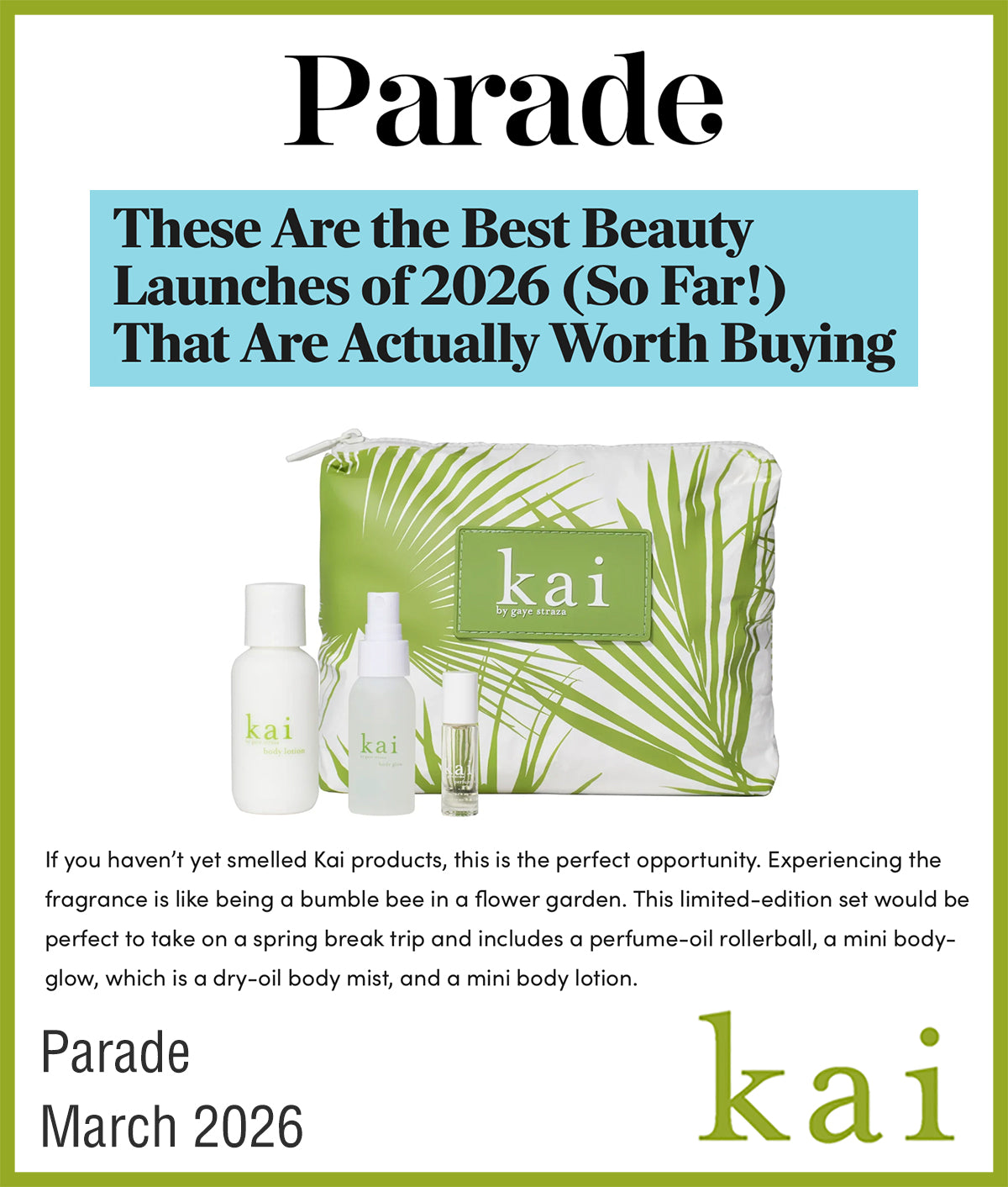 parade - march 2026