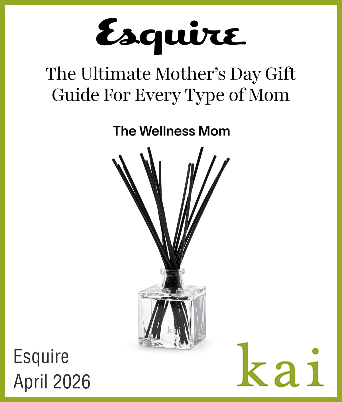ultimate mother's day gift - kai reed diffuser - esquire