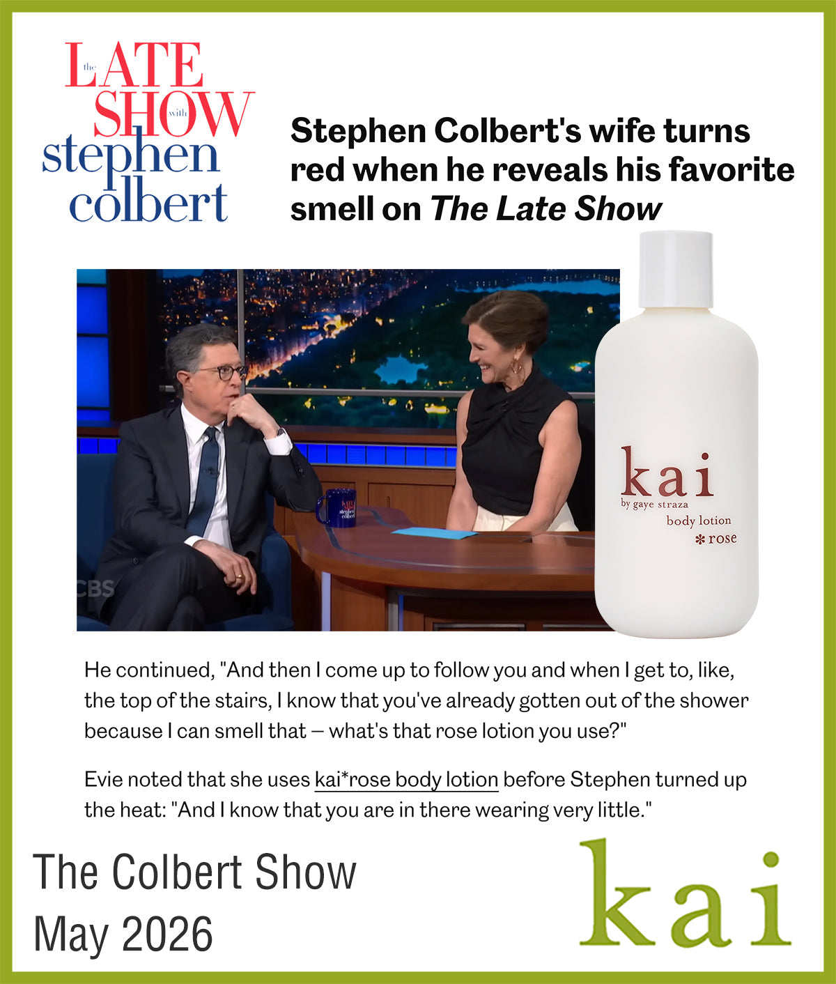 the late show - may 2026