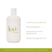 kai bathing bubbles - a rich foaming bubble bath