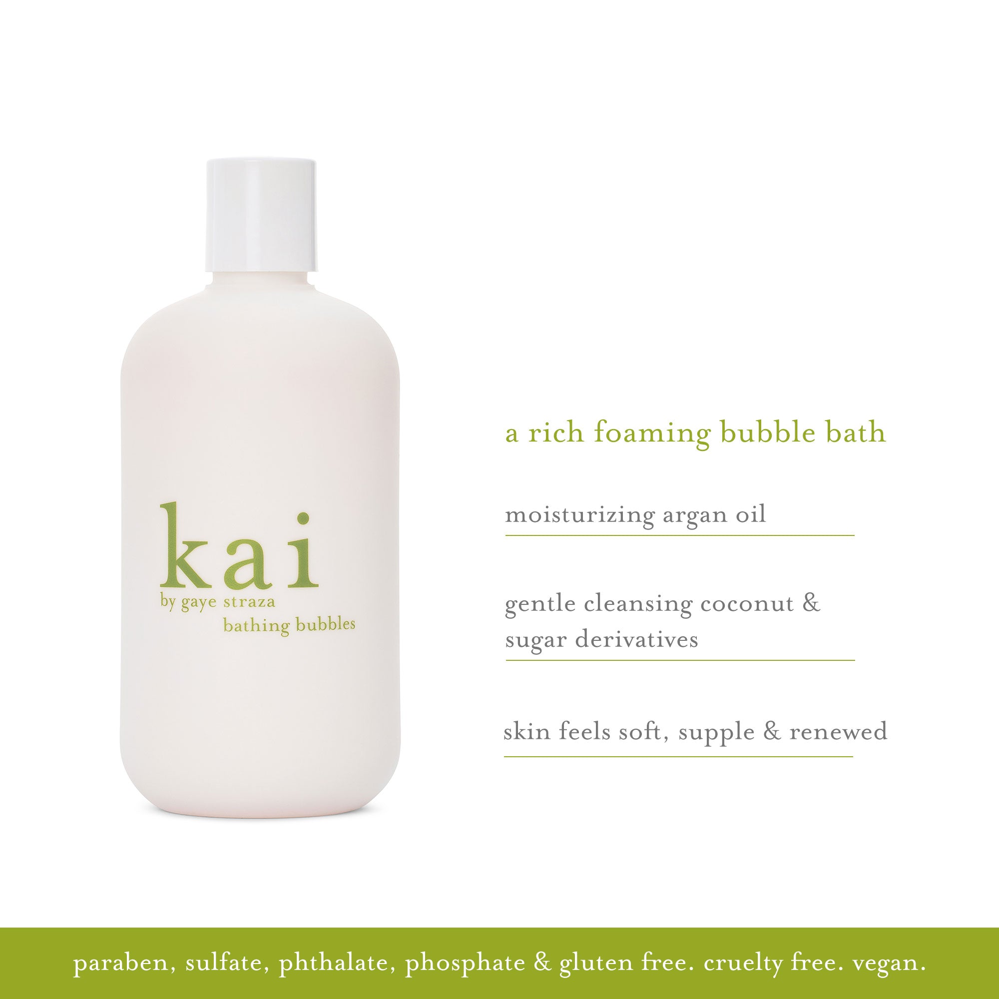 kai bathing bubbles - a rich foaming bubble bath