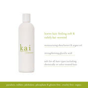 kai conditioner leaves hair feeling soft & subtly kai-scented