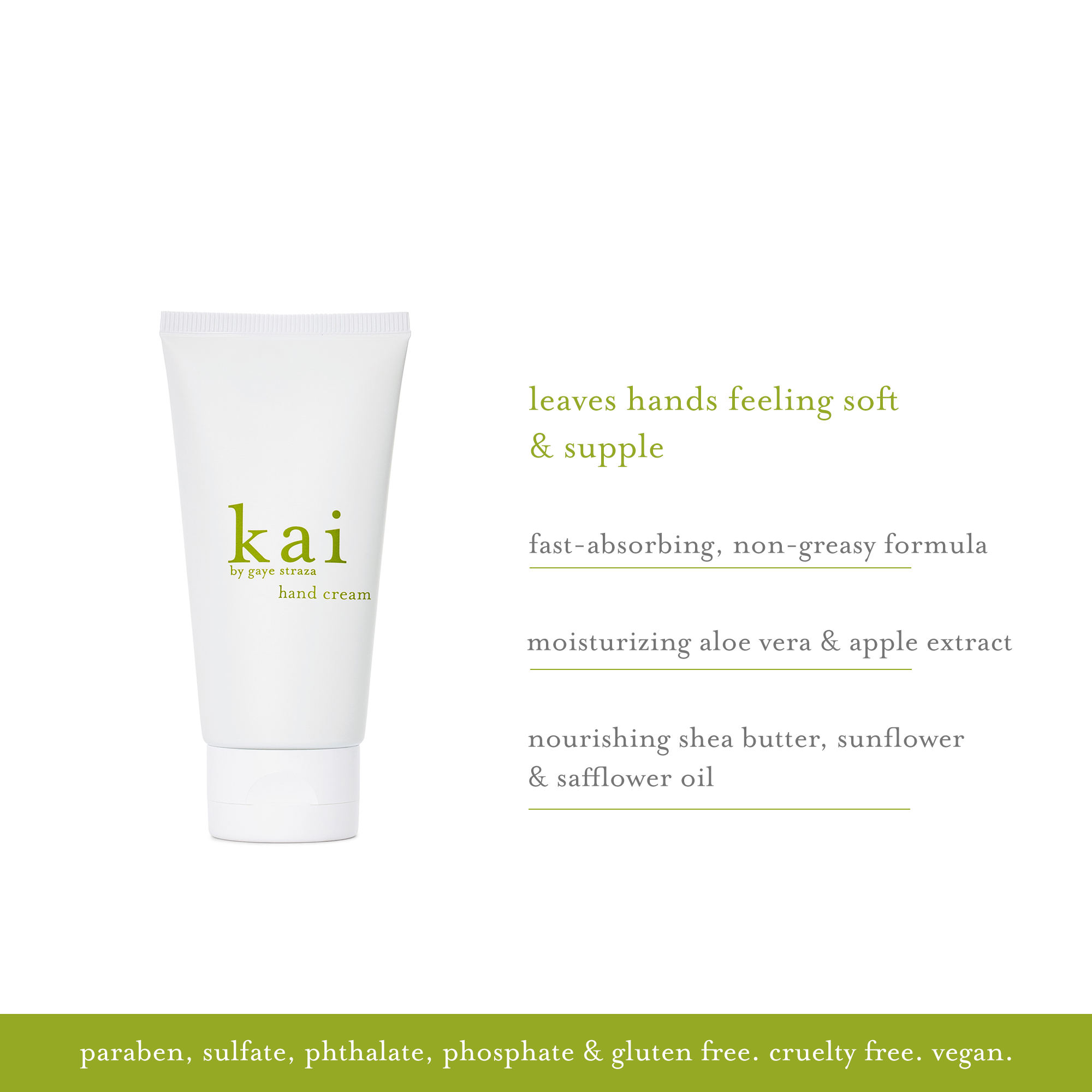 kai hand cream leaves hands feeling soft & supple