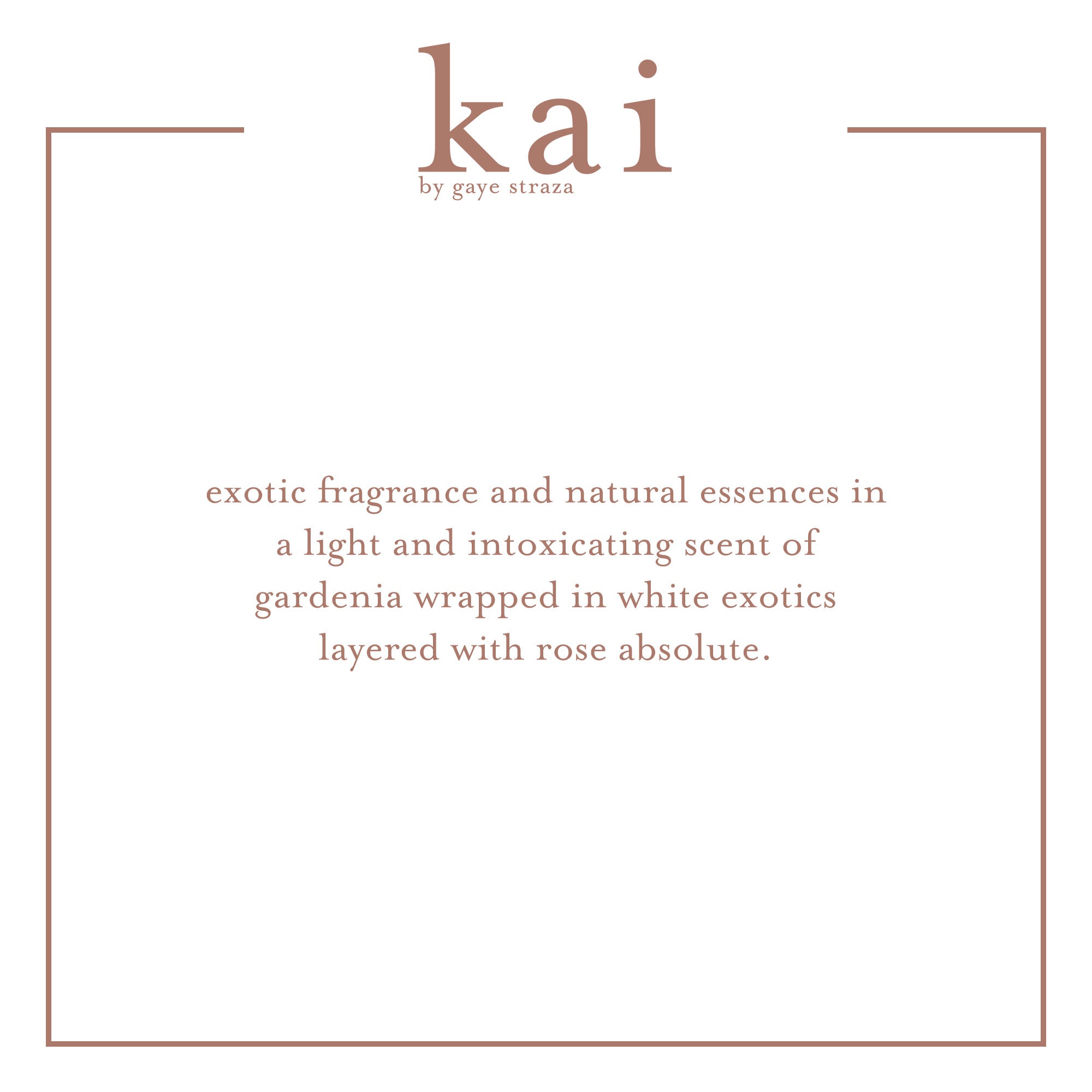 kai rose fragrance notes