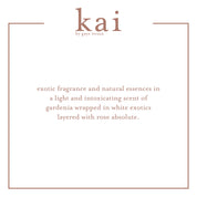 kai rose fragrance notes