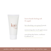 kai rose hand cream leaves hands feeling soft & supple